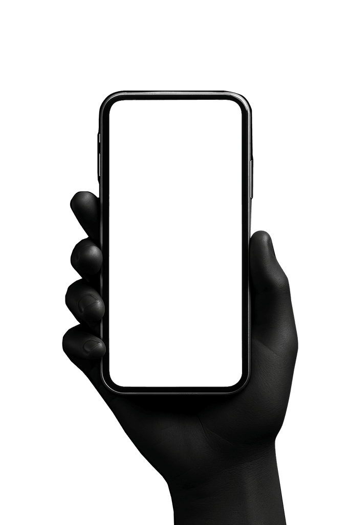 Phone held in a hand